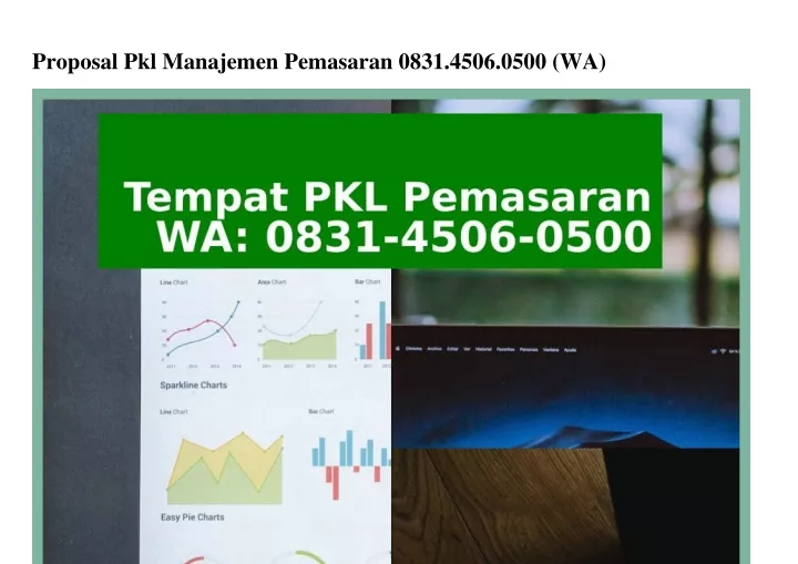 proposal pkl manajemen pemasaran 0831 4506 0500 wa