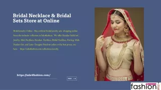Affordable Jewelry Collection - Bridal Sets | Moti Necklace | Kundan Necklace