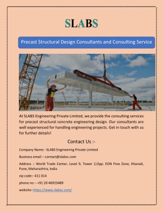 precast structural design consultants