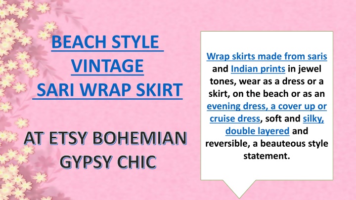 beach style vintage sari wrap skirt at etsy