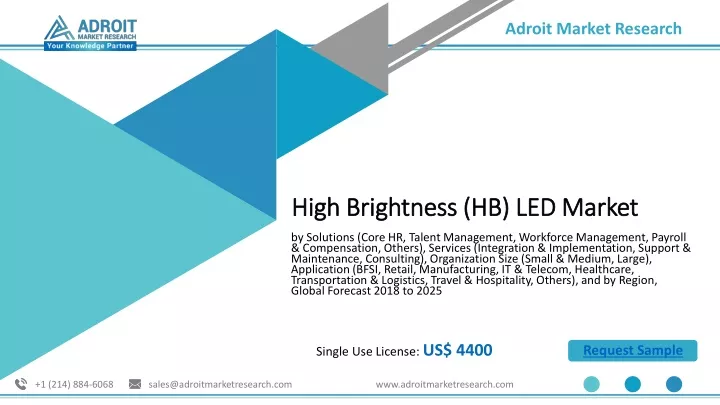 high brightness hb led market