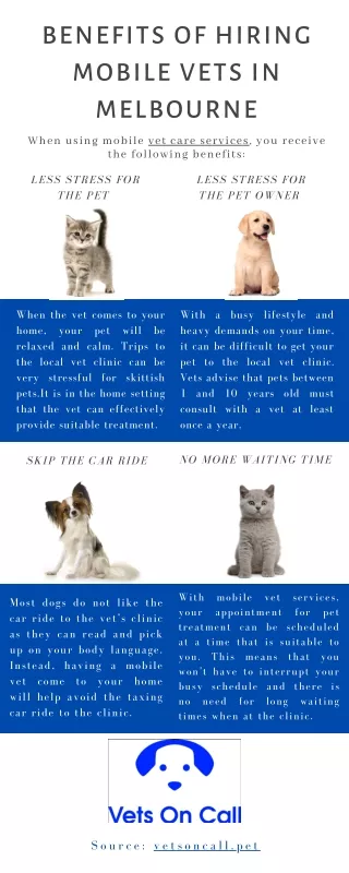 benefits of hiring mobile vets in melbourne