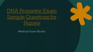 DHA prometric exam sample questions for nurses