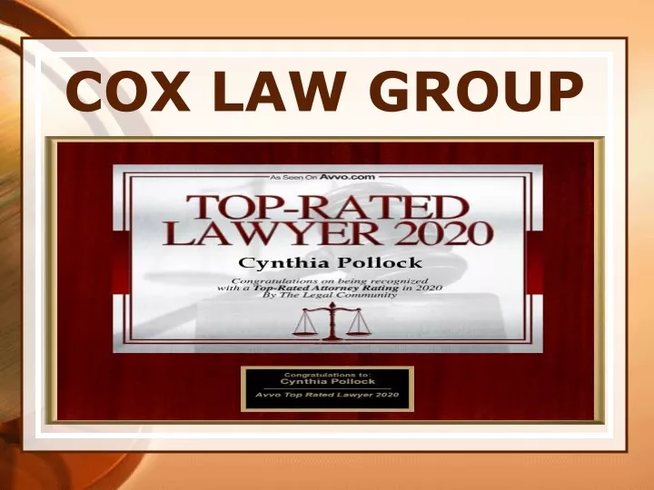 cox law group