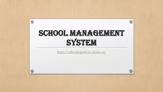 school management system