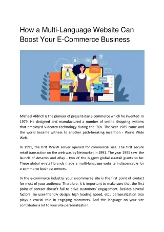 how a multi language website can boost your e commerce business