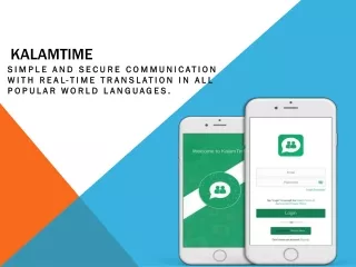 Best Communication App -- KalamTime