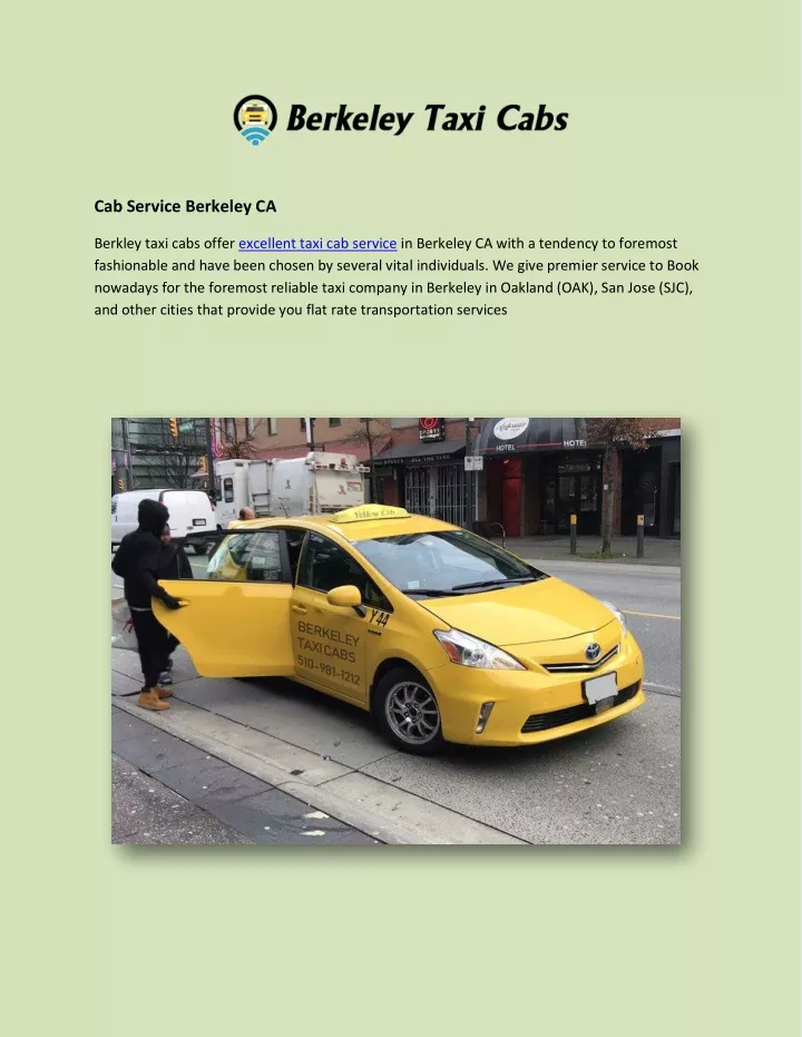 cab service berkeley ca