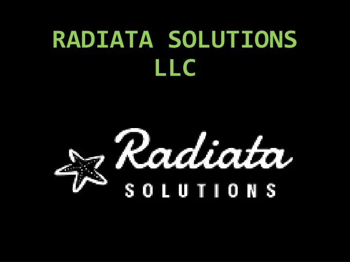 radiata solutions llc