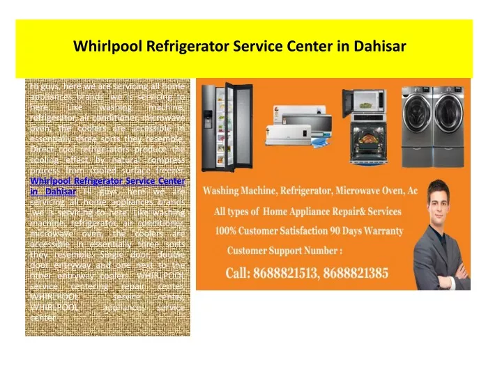 whirlpool refrigerator service center in dahisar