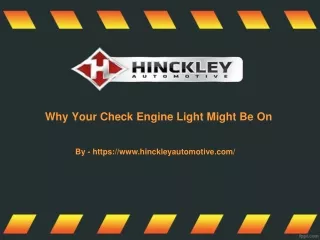 Why Your Check Engine Light Might Be On
