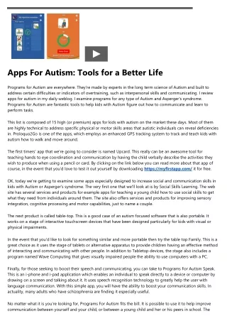 A Biased View of Apps For Kids With Adhd