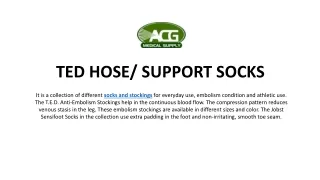 Support socks and stockings for everyday use | ACG Medical