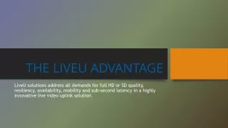 the liveu advantage