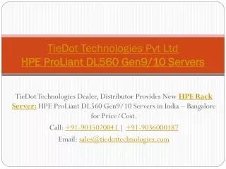HPE ProLiant DL560 Gen9/10 Servers | Price/Cost in India | Call:  91-9035020041