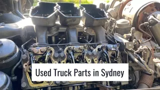Used Truck Parts in Sydney