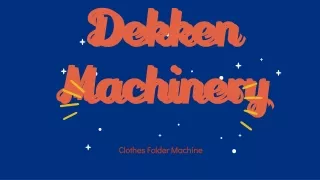 dekken machinery