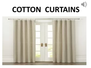 cotton curtains