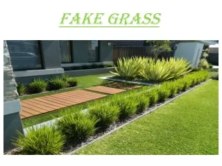 fake grass