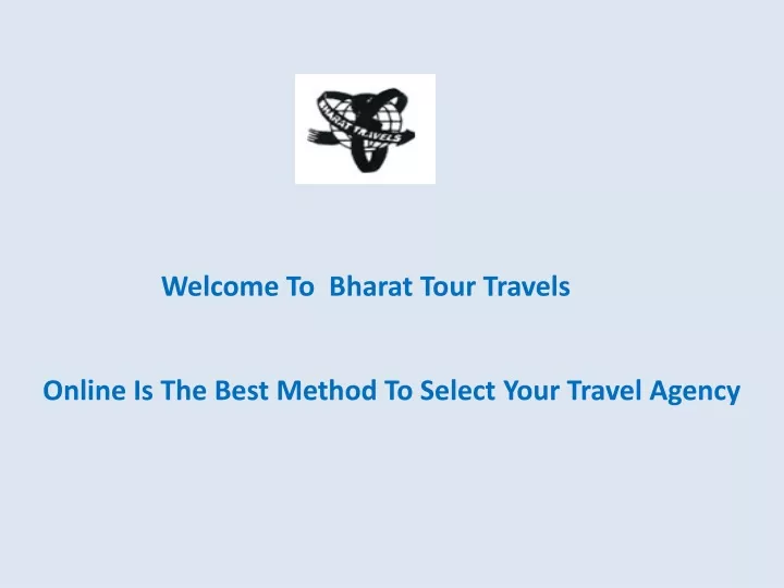 welcome to bharat tour travels