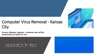 Computer Virus Removal - Kansas City