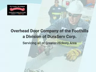 How To Get The Best Commercial Door Company In Foothills?