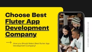 choose best fluter app development company