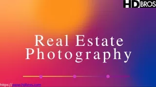 Real Estate Photography