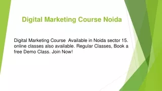 Digital Marketing Course Noida