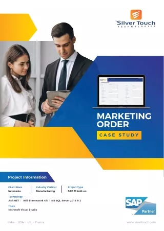 marketing order c a s e s t u d y