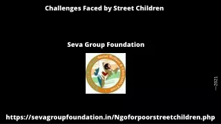 Challenges Faced by Street Children