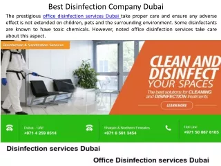 best disinfection company dubai