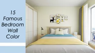 15 f amous bedroom wall color