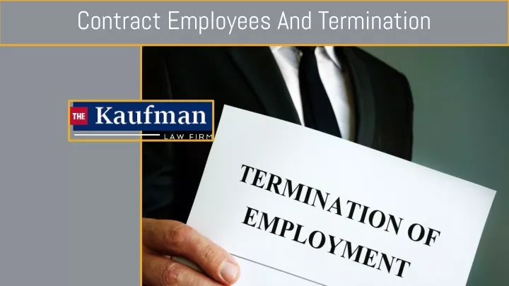 contract employees and termination