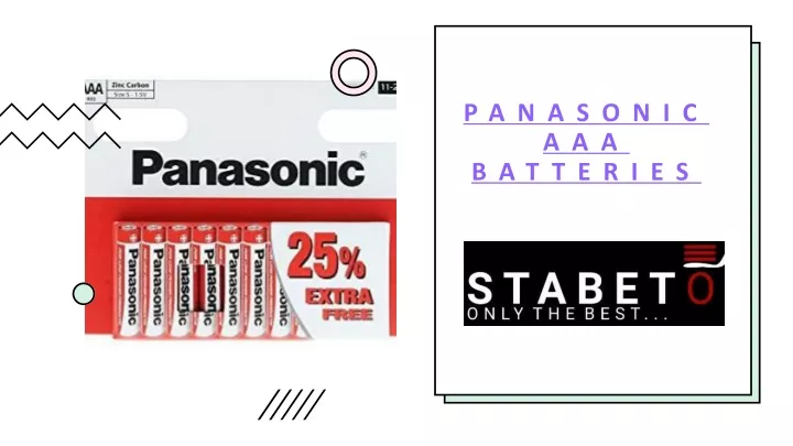 panasonic aaa batteries