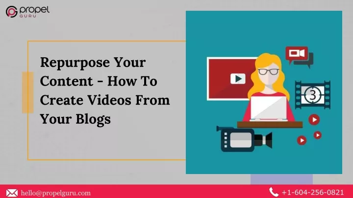 repurpose your content how to create videos from your blogs