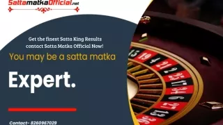 Get the finest Satta King Results contact Satta Matka Official Now!