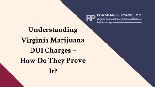 Understanding Virginia Marijuana DUI Charges – How Do They Prove It?