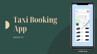 Cab booking App benefits