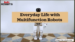 Realize the Future with Artificial Intelligence Robots