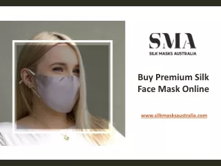 Buy Premium Silk Face Mask Online