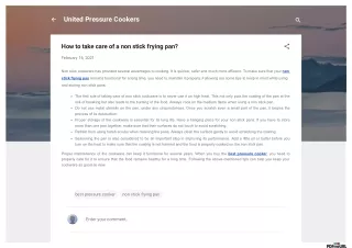 united pressure cookers