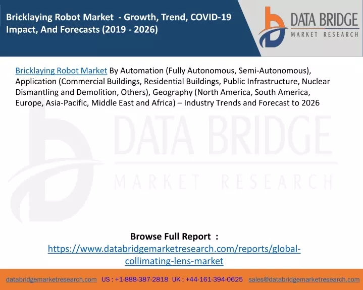 bricklaying robot market growth trend covid