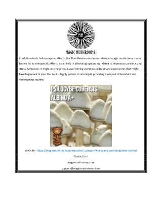 in addition to its hallucinogenic effects