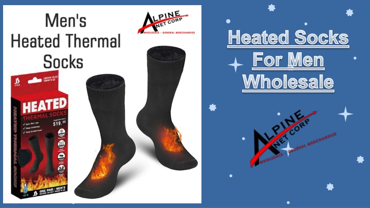 heated socks for men wholesale
