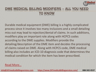 dme medical billing modifiers all you need to know