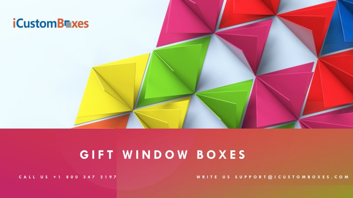 gift window boxes