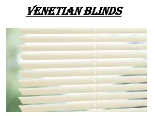 venetian blinds