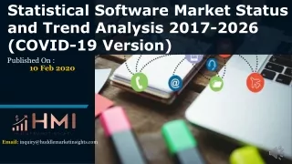 statistical software market status and trend analysis 2017 2026 covid 19 version