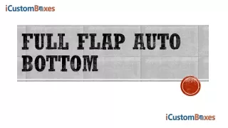 full flap auto bottom